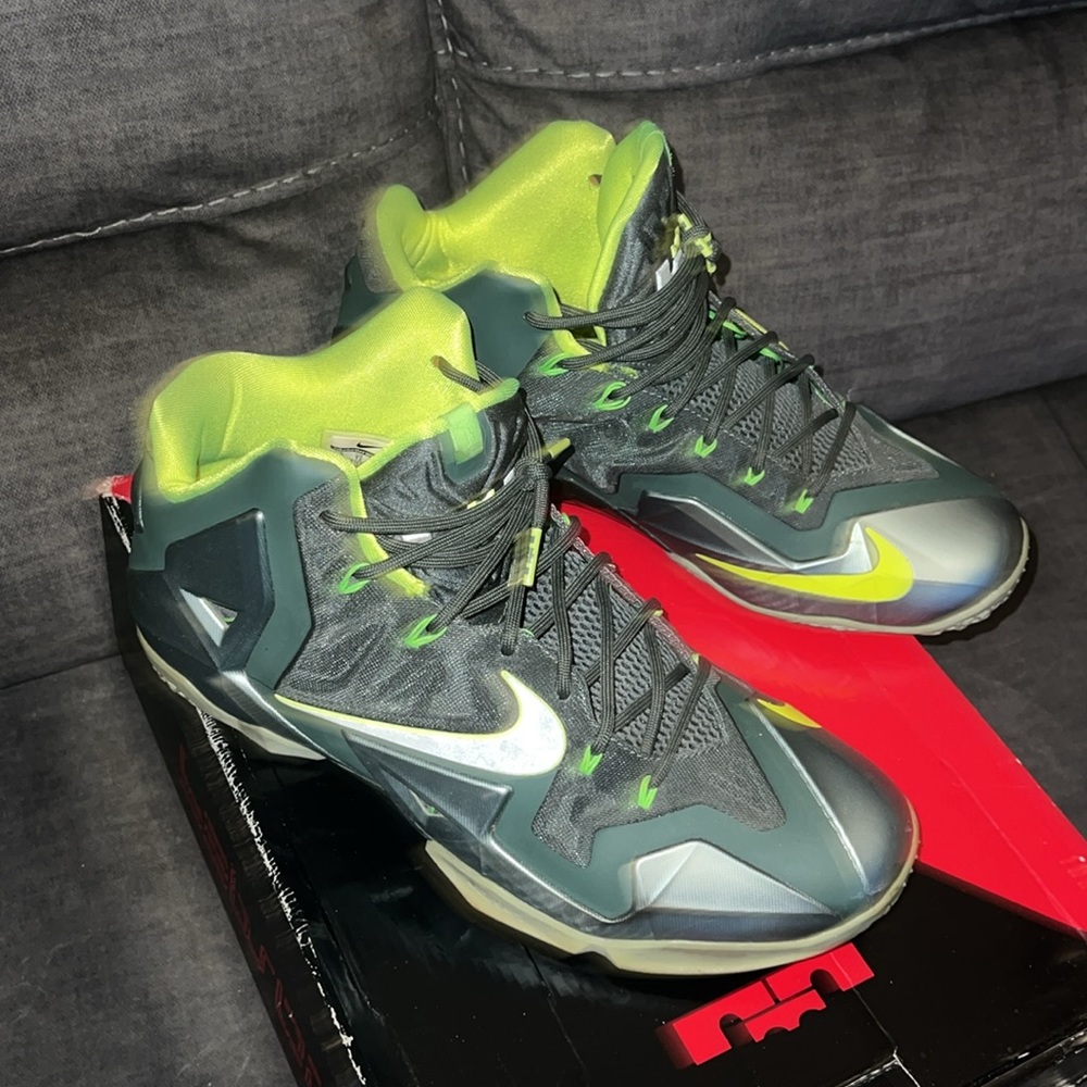 Nike Lebron X1 Mica gre green men’s 13 dunk man